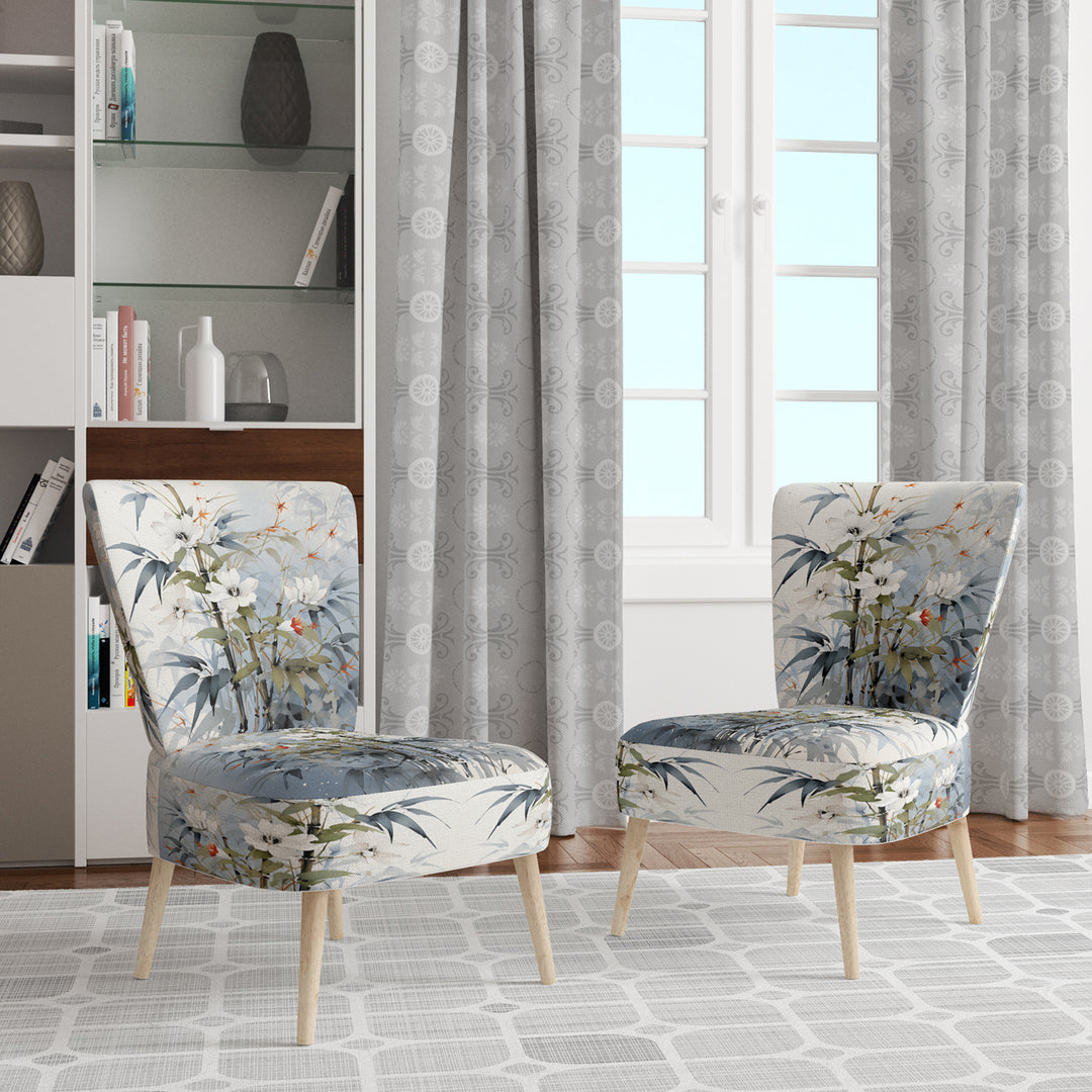 Asian Art Bambo Whisper - Upholstered Global Accent Chairs