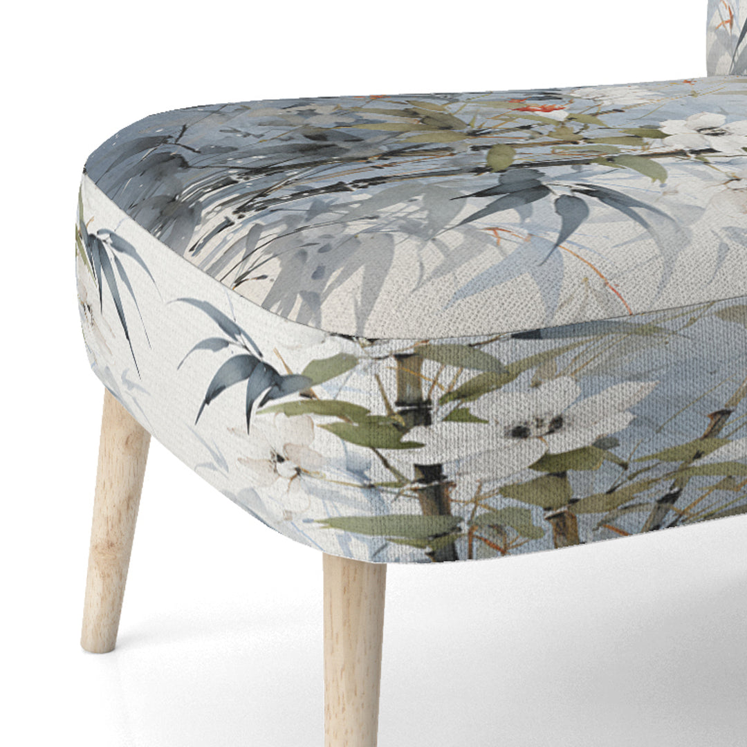 Asian Art Bambo Whisper - Upholstered Global Accent Chairs