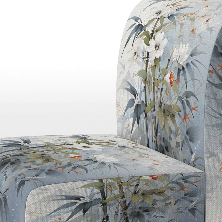 Asian Art Bambo Whisper - Upholstered Global Accent Chairs