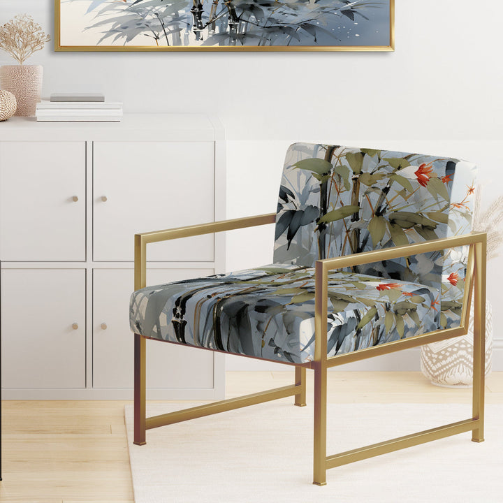 Asian Art Bambo Whisper - Upholstered Global Accent Chairs