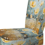 Yellow Buttercups Buttercup Meadow - Traditional Accent Slipper Chair