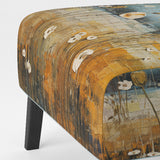 Yellow Buttercups Buttercup Meadow - Traditional Accent Slipper Chair