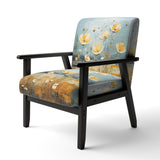 Yellow Buttercups Buttercup Meadow - Traditional Accent Slipper Chair