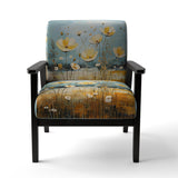 Yellow Buttercups Buttercup Meadow - Traditional Accent Slipper Chair