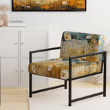 Yellow Buttercups Buttercup Meadow - Traditional Accent Slipper Chair