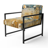 Yellow Buttercups Buttercup Meadow - Traditional Accent Slipper Chair