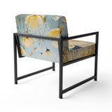 Yellow Buttercups Buttercup Meadow - Traditional Accent Slipper Chair