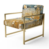 Yellow Buttercups Buttercup Meadow - Traditional Accent Slipper Chair