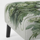 Green Butterfly Whirling Beauty - Upholstered Modern Accent Chairs