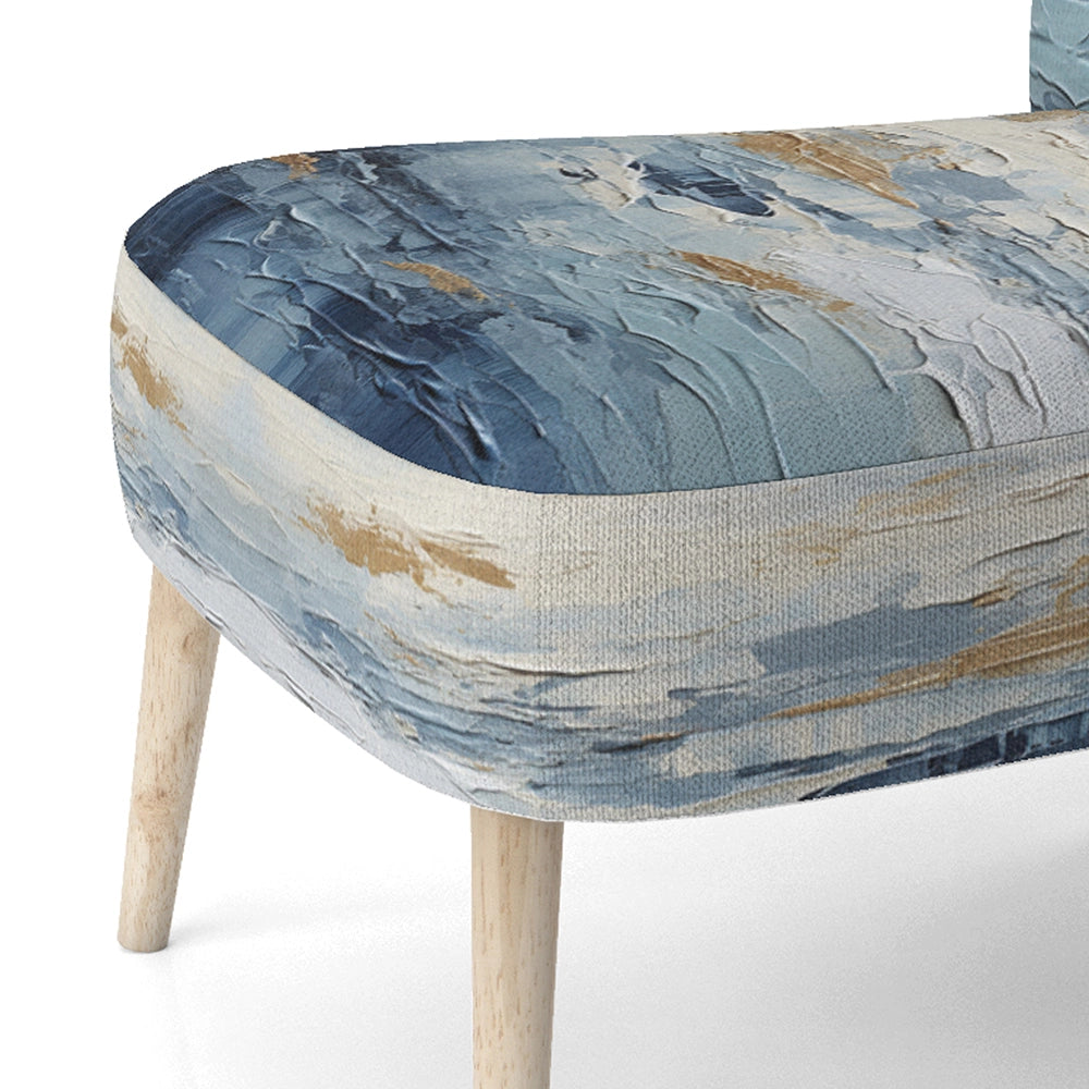 Beach Scandinavian Solitude III- Upholstered Accent Chair