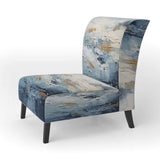 Beach Scandinavian Solitude III- Upholstered Accent Chair