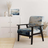 Beach Scandinavian Solitude III- Upholstered Accent Chair