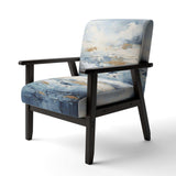 Beach Scandinavian Solitude III- Upholstered Accent Chair