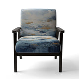 Beach Scandinavian Solitude III- Upholstered Accent Chair