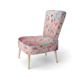 Pink Pastel Pastiche - Modern Arm Chair