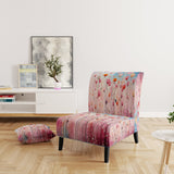 Pink Pastel Pastiche - Modern Arm Chair
