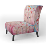 Pink Pastel Pastiche - Modern Arm Chair