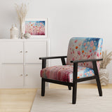 Pink Pastel Pastiche - Modern Arm Chair