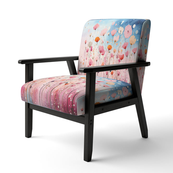 Pink Pastel Pastiche - Modern Arm Chair