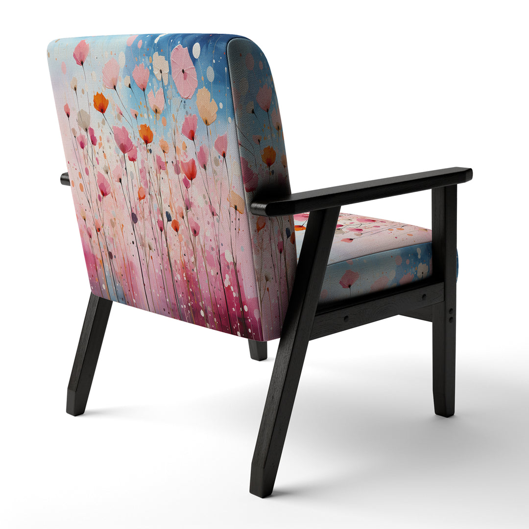 Pink Pastel Pastiche - Modern Arm Chair