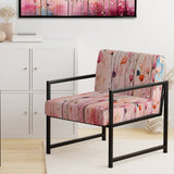 Pink Pastel Pastiche - Modern Arm Chair