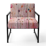 Pink Pastel Pastiche - Modern Arm Chair