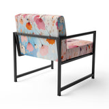 Pink Pastel Pastiche - Modern Arm Chair