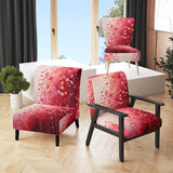 Crimson Reverie - Modern Arm Chair