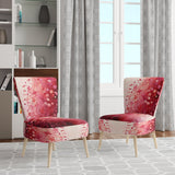 Crimson Reverie - Modern Arm Chair