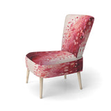 Crimson Reverie - Modern Arm Chair