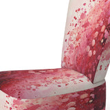Crimson Reverie - Modern Arm Chair