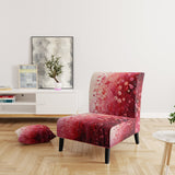 Crimson Reverie - Modern Arm Chair