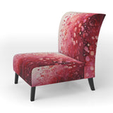 Crimson Reverie - Modern Arm Chair