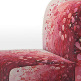 Crimson Reverie - Modern Arm Chair