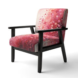 Crimson Reverie - Modern Arm Chair