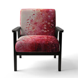 Crimson Reverie - Modern Arm Chair