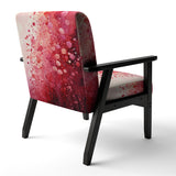 Crimson Reverie - Modern Arm Chair