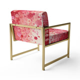 Crimson Reverie - Modern Arm Chair