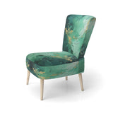 Emerald Euphoria I- Upholstered Accent Chair