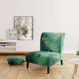 Emerald Euphoria I- Upholstered Accent Chair