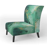 Emerald Euphoria I- Upholstered Accent Chair