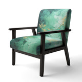 Emerald Euphoria I- Upholstered Accent Chair