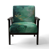 Emerald Euphoria I- Upholstered Accent Chair