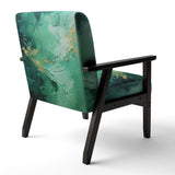 Emerald Euphoria I- Upholstered Accent Chair