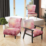 Pink Horizon - Modern Accent Side Chair