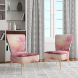 Pink Horizon - Modern Accent Side Chair