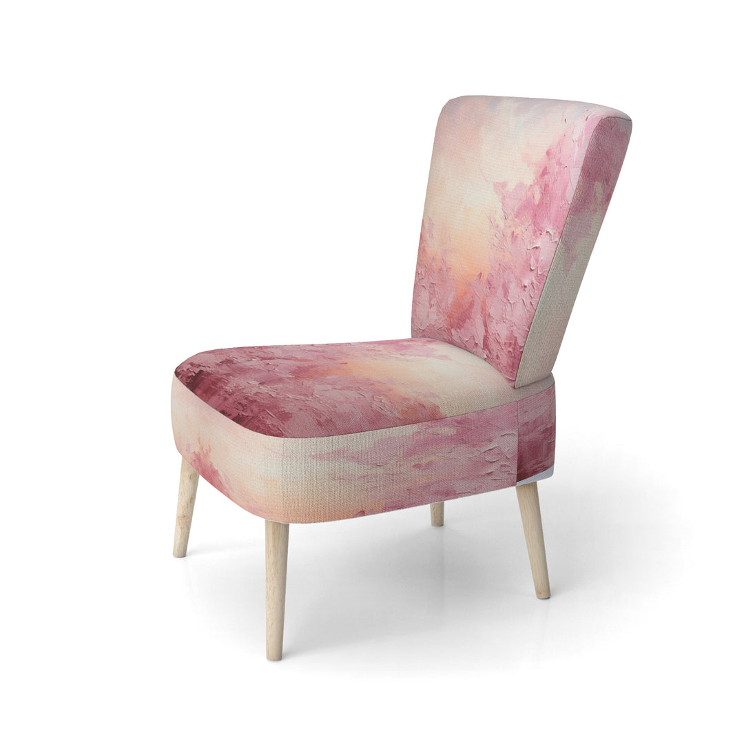 Pink Horizon - Modern Accent Side Chair