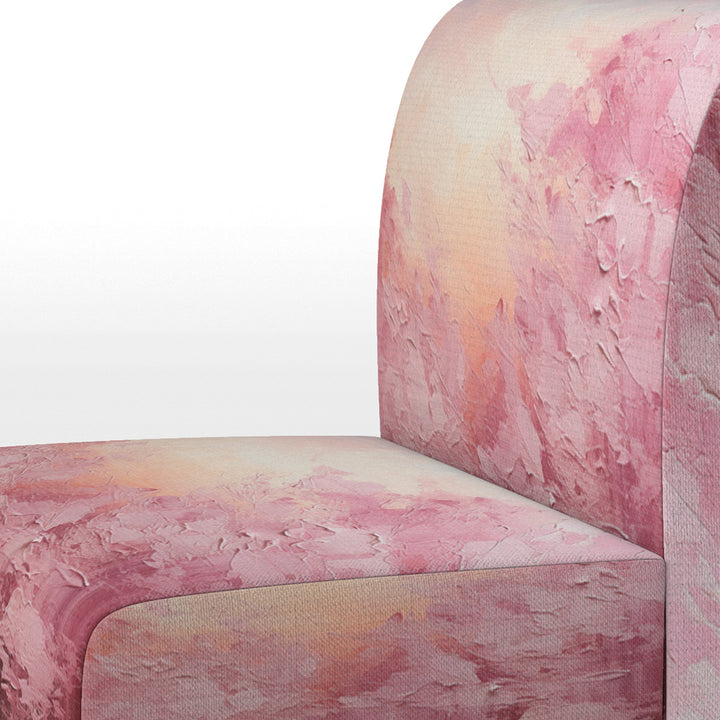 Pink Horizon - Modern Accent Side Chair