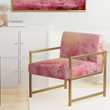 Pink Horizon - Modern Accent Side Chair