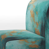 Turquoise Tranquility VI- Upholstered Accent Chair